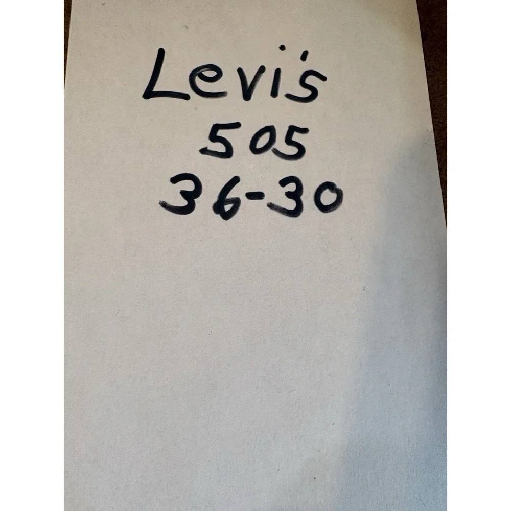 LEVI'S 505 Jeans 36x30 Light Wash Straight Leg Denim Y2K Vintage Dad Fit